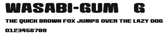 Wasabi-Gum__G Preview