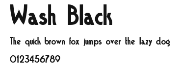 Wash Black Preview