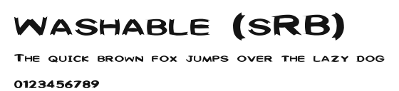 Washable (sRB) Preview