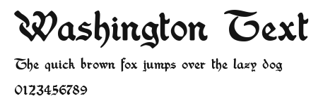 Washington Text Preview