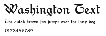 Washington Text Preview