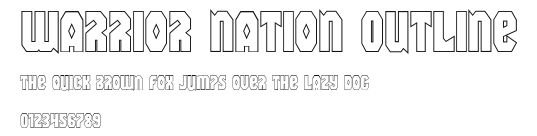 Warrior Nation Outline Preview