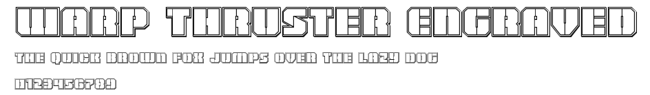 Warp Thruster Engraved Preview