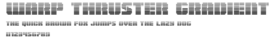 Warp Thruster Gradient Preview