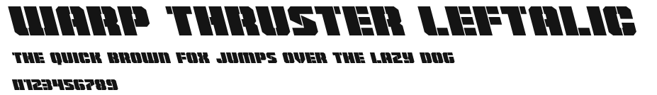 Warp Thruster Leftalic Preview