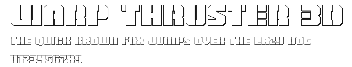 Warp Thruster 3D Preview