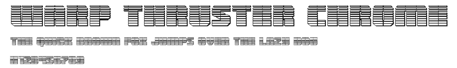 Warp Thruster Chrome Preview
