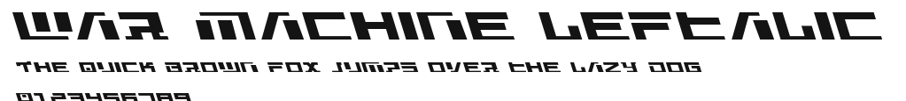 War Machine Leftalic Preview