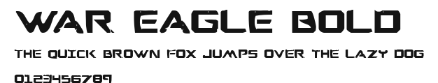 War Eagle Bold Preview