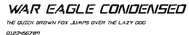 War Eagle Condensed Preview
