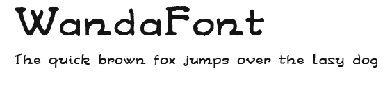 WandaFont Preview