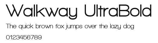 Walkway UltraBold Preview