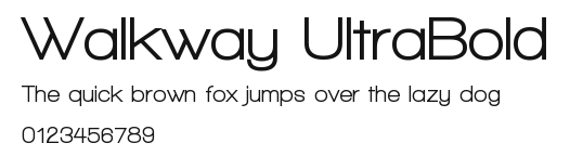 Walkway UltraBold Preview