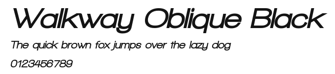 Walkway Oblique Black Preview