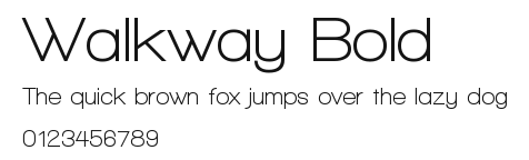 Walkway Bold Preview