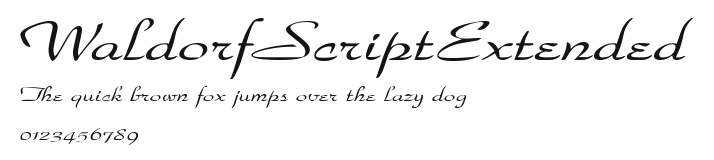 WaldorfScriptExtended Preview