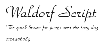 Waldorf Script Preview