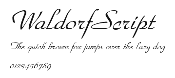 WaldorfScript Preview