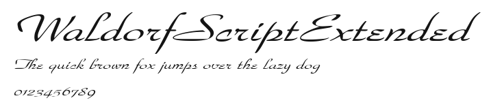 WaldorfScriptExtended Preview