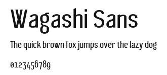 Wagashi Sans Preview