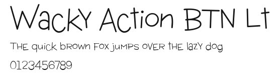 Wacky Action BTN Lt Preview
