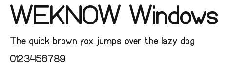 WEKNOW Windows Preview