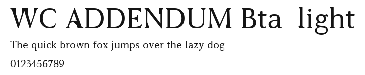WC ADDENDUM Bta light Preview