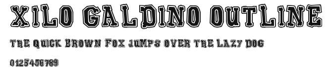 Xilo Galdino Outline Preview