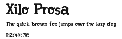 Xilo Prosa Preview