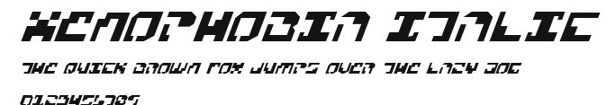 Xenophobia Italic Preview