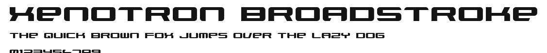 Xenotron Broadstroke Preview