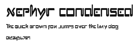 Xephyr Condensed Preview