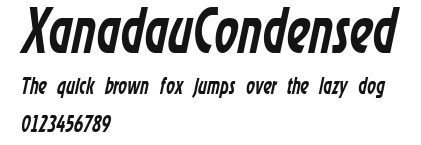 XanadauCondensed Preview