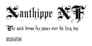 Xanthippe NF Preview