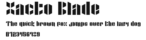 Xacto Blade Preview