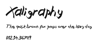 Xaligraphy Preview