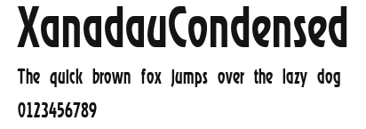 XanadauCondensed Preview