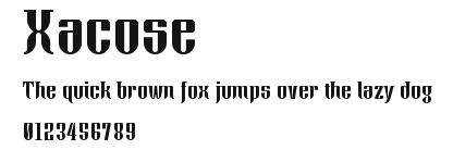 Xacose Preview