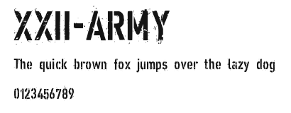 XXII-ARMY Preview