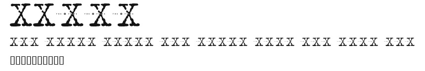 XFont Preview