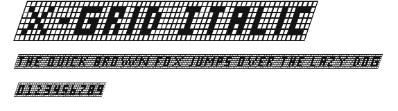 X-Grid Italic Preview