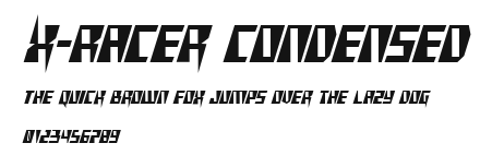 X-Racer Condensed Preview