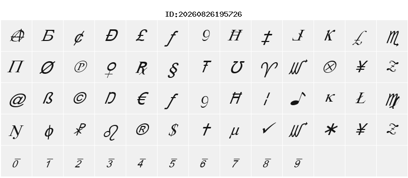 Character Map
