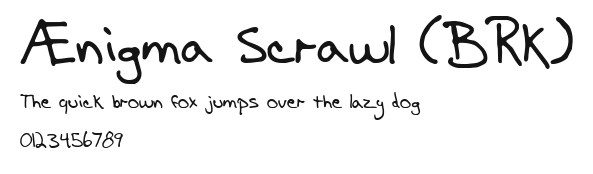Ænigma Scrawl (BRK) Preview