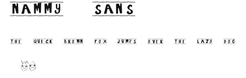 Nammy Sans Preview