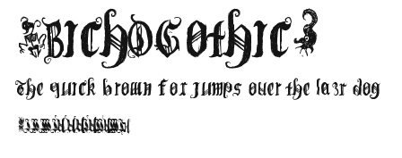 (BichOGothic) Preview