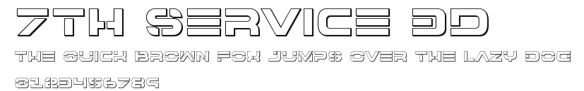 7th Service 3D Preview