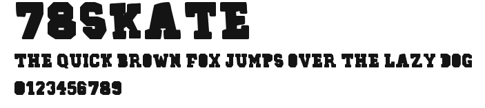 78SKATE Preview