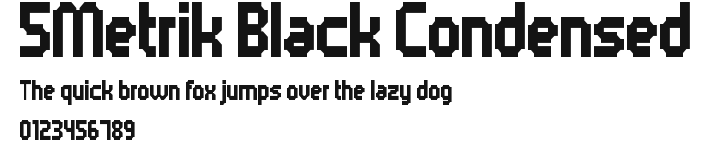5Metrik Black Condensed Preview