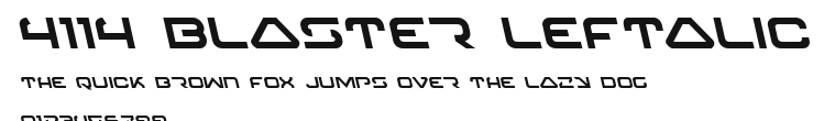 4114 Blaster Leftalic Preview